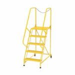 Vestil LAD-MM-5-P-YL Steel Maintenance Ladder
