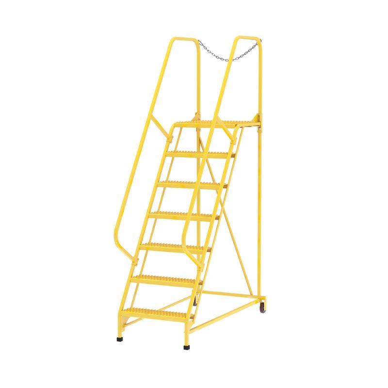 Vestil LAD-MM-7-G-YL Steel Maintenance Ladder