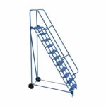 Vestil LAD-RAF-11-24-G Steel Roll-A-Fold Ladder