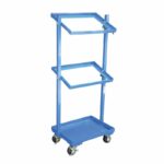 Vestil TSCT-3 Steel Multi-Tier Cart with 3 Shelves