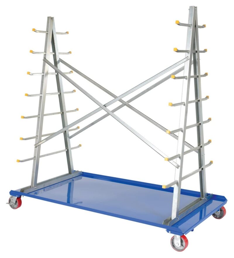 Vestil Afsr-3672 Steel A-Frame Rack Cart - Vestil Afsr-3672 Steel A-Frame Rack Cart - Material Handling