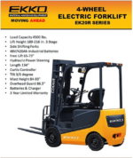 EKKO EK20R 4 Wheel Electric Forklift