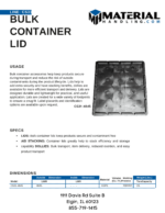 CS31-4845 Bulk Container Lid