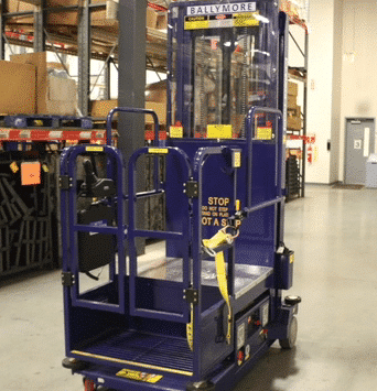 Ballymore Ps-12D 18' Battery-Powered Drivable Hydraulic Stocking Lift - Ballymore Ps-12D 18' Battery-Powered Drivable Hydraulic Stocking Lift - Material Handling