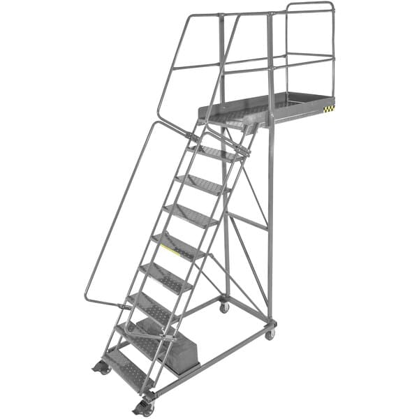 Ballymore CL-9-35 9-Step Heavy-Duty Steel Rolling Cantilever Ladder