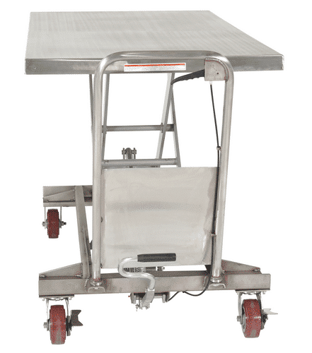 Vestil Cart-1000-Ld-Pss Partially Stainless Steel Hydraulic Elevating Cart - Vestil Cart-1000-Ld-Pss Partially Stainless Steel Hydraulic Elevating Cart - Material Handling