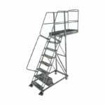 Ballymore CL-6-28 6-Step Heavy-Duty Steel Rolling Cantilever Ladder