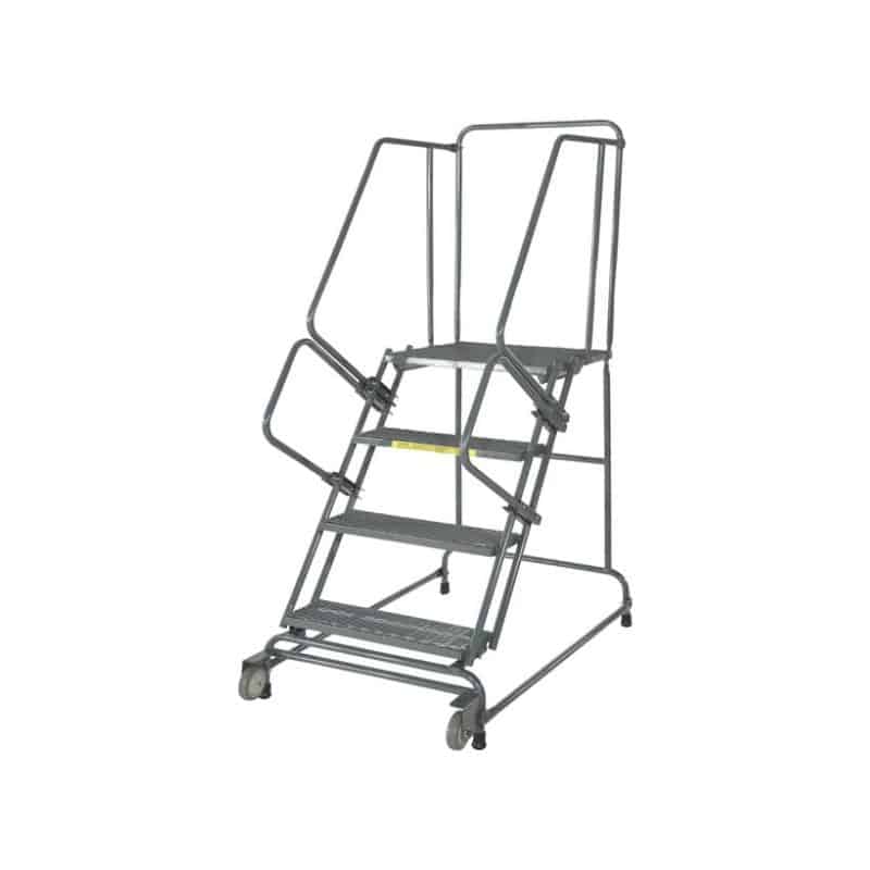Ballymore Fstr618 Tilt And Roll 6-Step Gray Steel Rolling Safety Ladder
