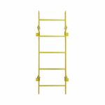 Ballymore WLFS0111-Y 11-Rung Yellow Steel Fixed Safety Ladder