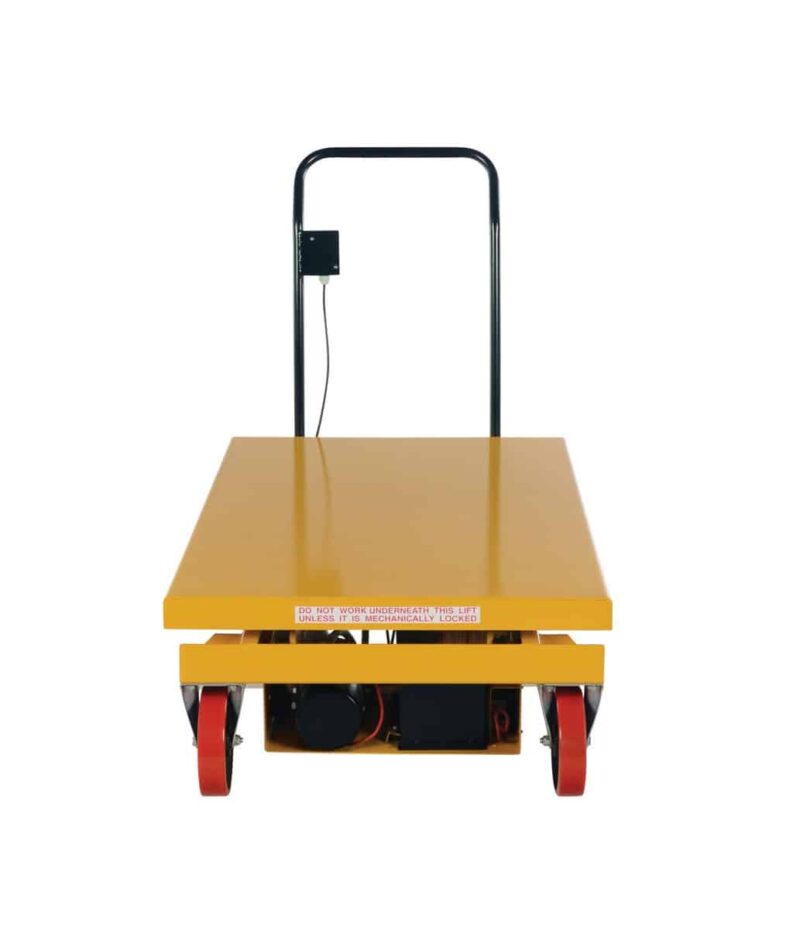 Vestil Cart-1000-Wd-Dc Steel Hydraulic Elevating Single Scissor Cart - Vestil Cart-1000-Wd-Dc Steel Hydraulic Elevating Single Scissor Cart - Material Handling