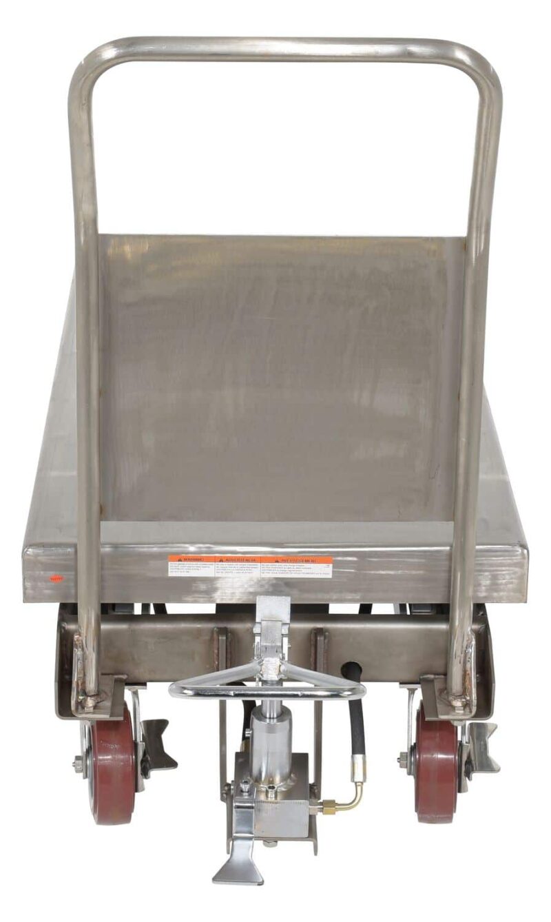 Vestil Cart-2000-Pss Partially Stainless Steel Hydraulic Elevating Cart - Vestil Cart-2000-Pss Partially Stainless Steel Hydraulic Elevating Cart - Material Handling