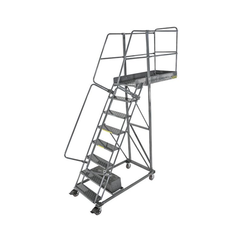 Ballymore CL-7-14 7-Step Heavy-Duty Steel Rolling Cantilever Ladder