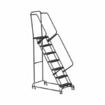 Ballymore FSH718 7-Step Rolling Ladder with Handrail