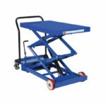 Vestil CART-1000-D-FR Steel Premium Double Scissor Lift Cart with Foot Release