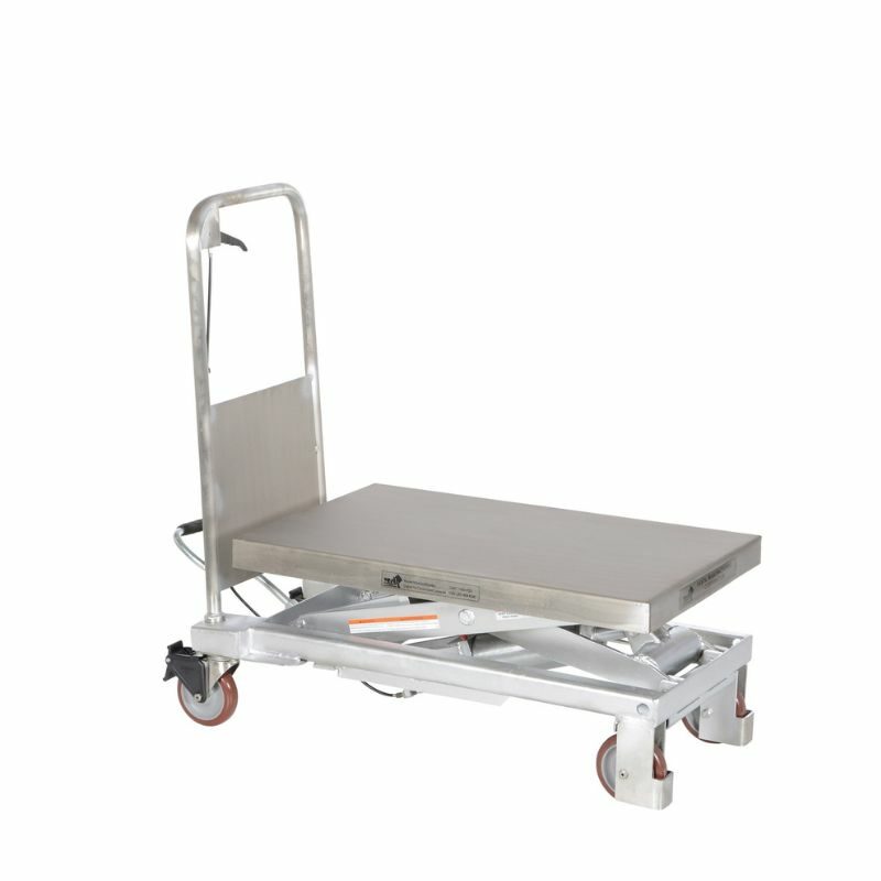 Vestil CART-1000-PSS Partially Stainless Steel Scissor Cart