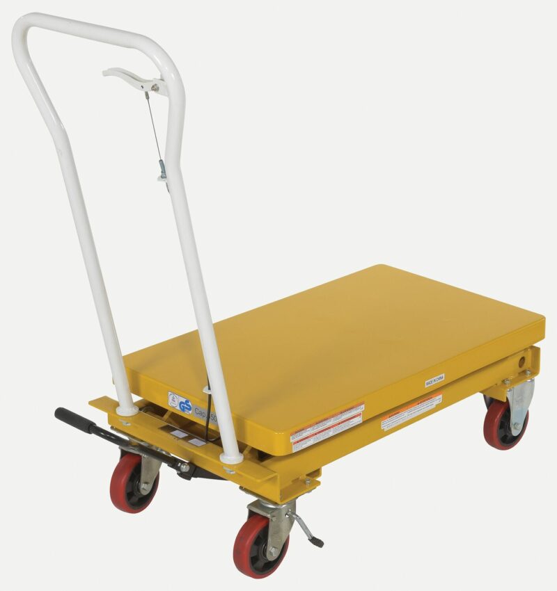 Vestil Cart-550-As Steel Auto Shift Hydraulic Elevating Cart - Vestil Cart-550-As Steel Auto Shift Hydraulic Elevating Cart - Material Handling
