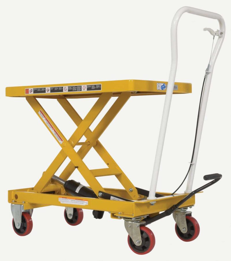 Vestil Cart-550-As Steel Auto Shift Hydraulic Elevating Cart - Vestil Cart-550-As Steel Auto Shift Hydraulic Elevating Cart - Material Handling