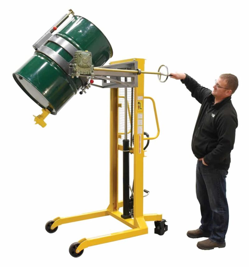 Vestil Drum-Lrt-Ec Steel Economy Portable Drum Lifter/Rotator/Transporter - Vestil Drum-Lrt-Ec Steel Economy Portable Drum Lifter/Rotator/Transporter - Material Handling