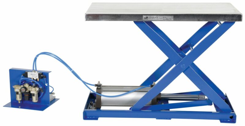 Vestil At-10 Steel Pneumatic Scissor Lift Table - Vestil At-10 Steel Pneumatic Scissor Lift Table - Material Handling