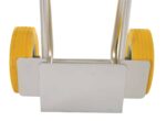 Vestil DHHT-250A-FD-UY Aluminum Fold Down Hand Truck with Yellow Flat-Free Urethane
