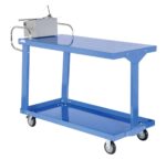 Vestil EASY-A-2448-WT Steel Easy Access Stock Truck with Work Table