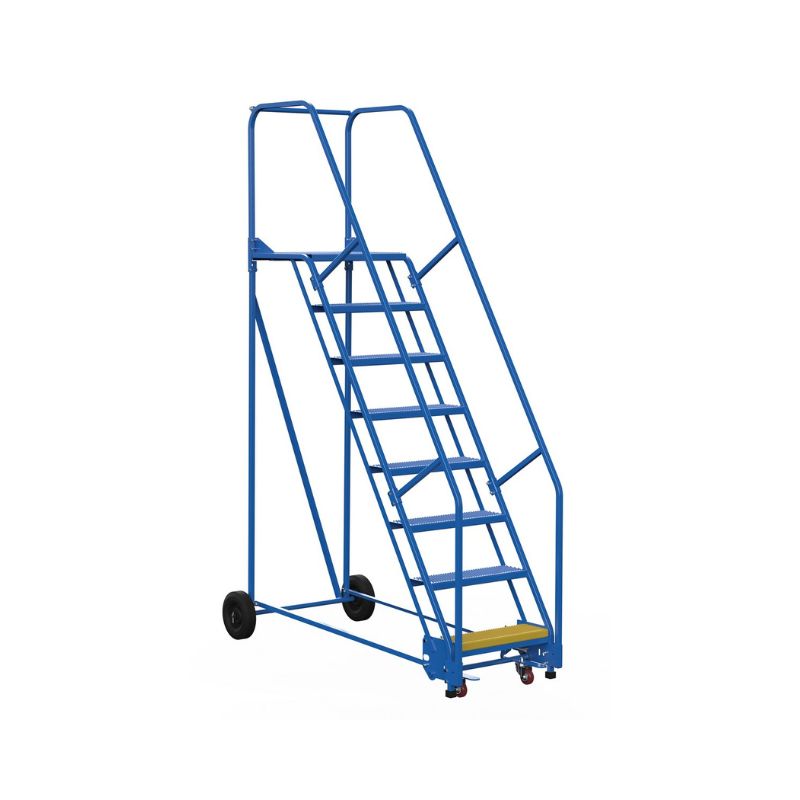 Vestil LAD-8-21-P Steel Rolling Warehouse Ladder