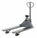 Vestil PM-2748-SCL-LP-SS Stainless Steel Low Profile Pallet Truck with Scale
