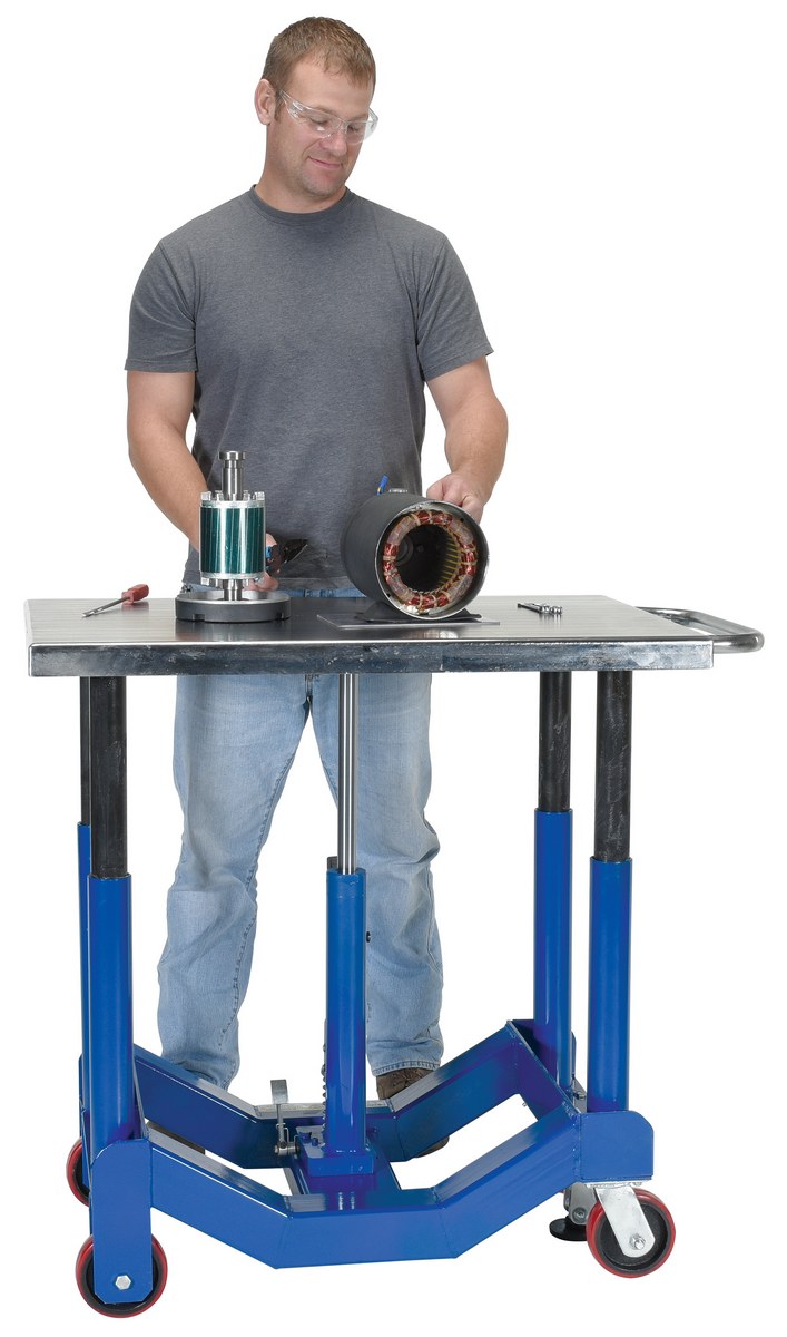 Vestil Pt12-40 Steel Low Profile Post Lift Table