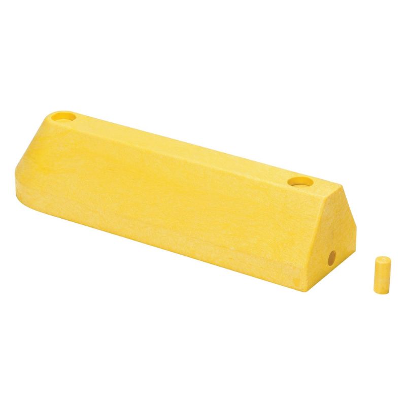 Vestil 100% Recycled Plastic End Section Modular Guard Curb