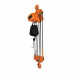 Vestil H-10000-3 Steel Economy Chain Hoist with Chain Container 3 Phase 10000 Lb. Capacity