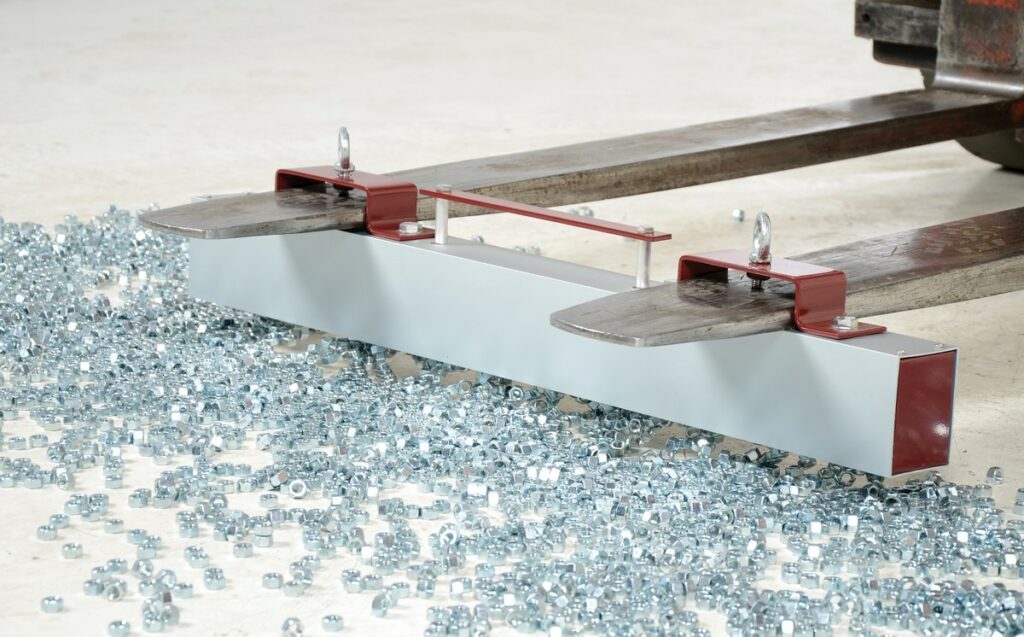 Vestil HFMS36 Steel Forklift Hanging Sweeper Material Handling