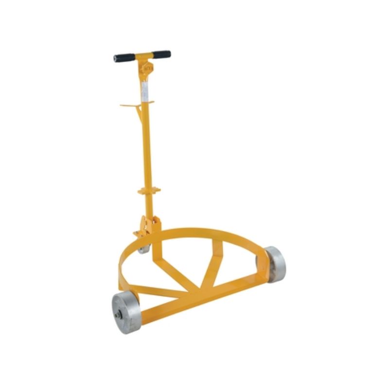 Vestil LO-DC-CI Steel Low Profile Drum Dolly with Steel Casters