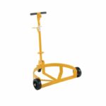 Vestil LO-DC-MR Steel Low Profile Drum Dolly with Mold On Rubber Casters 1000 Lb. Capacity