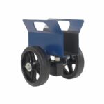 Vestil PLDL-HD-4-8MR Steel Heavy Duty Adjustable Panel Dolly With Mold On Rubber Casters 1200 Lb. Capacity