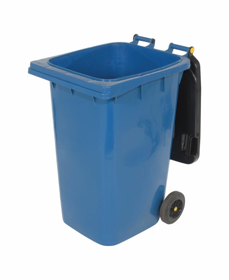 Vestil Th-64-Blu High Density Polyethylene Trash Can - Vestil Th-64-Blu High Density Polyethylene Trash Can - Material Handling