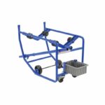 Vestil RDC-100-10 Steel Revolving Drum Cart