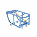 Vestil RDC-60-5-SS Steel Economy Rotating Drum Cart with Steel Wheels
