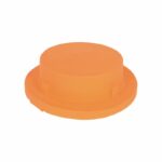 Vestil SCC-65-CVR-OR Low Density Polyethylene Over Pack Drum Containment Cover Orange