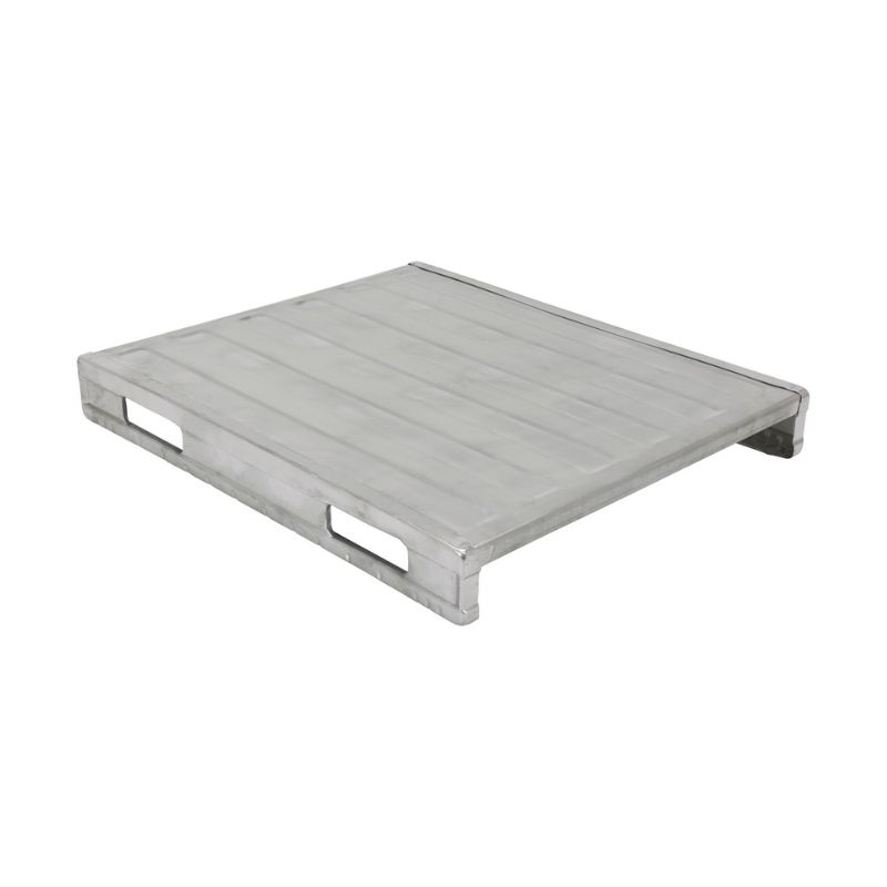 Vestil SDSP-4048 Galvanized Steel Solid Deck Pallet