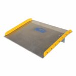 Vestil TAS-10-6048 Aluminum Dock Board Steel Curb
