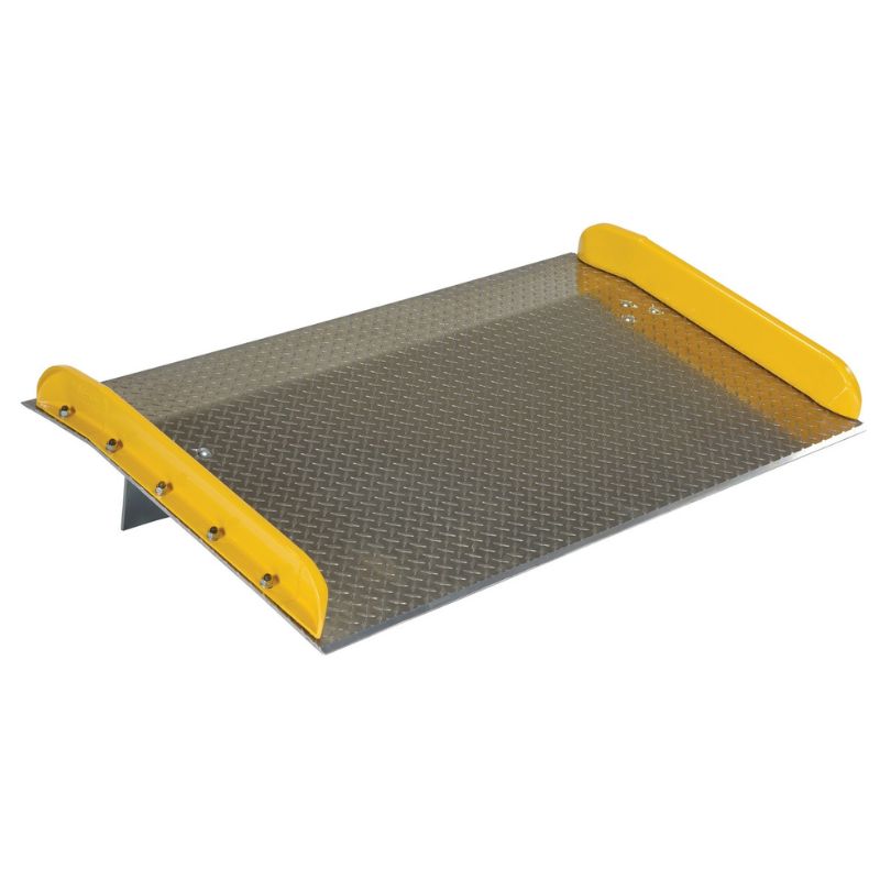 Vestil TAS-20-6036 Aluminum Dock Board Steel Curb