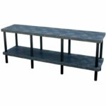 Vestil WBT-S-9624 High-Density Polyethylene Solid Work Bench Table