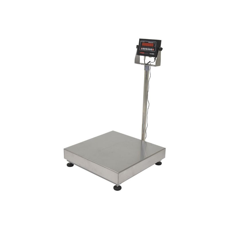 Vestil BS-915-2424-500 Steel Bench Scale with Stainless Steel Tray