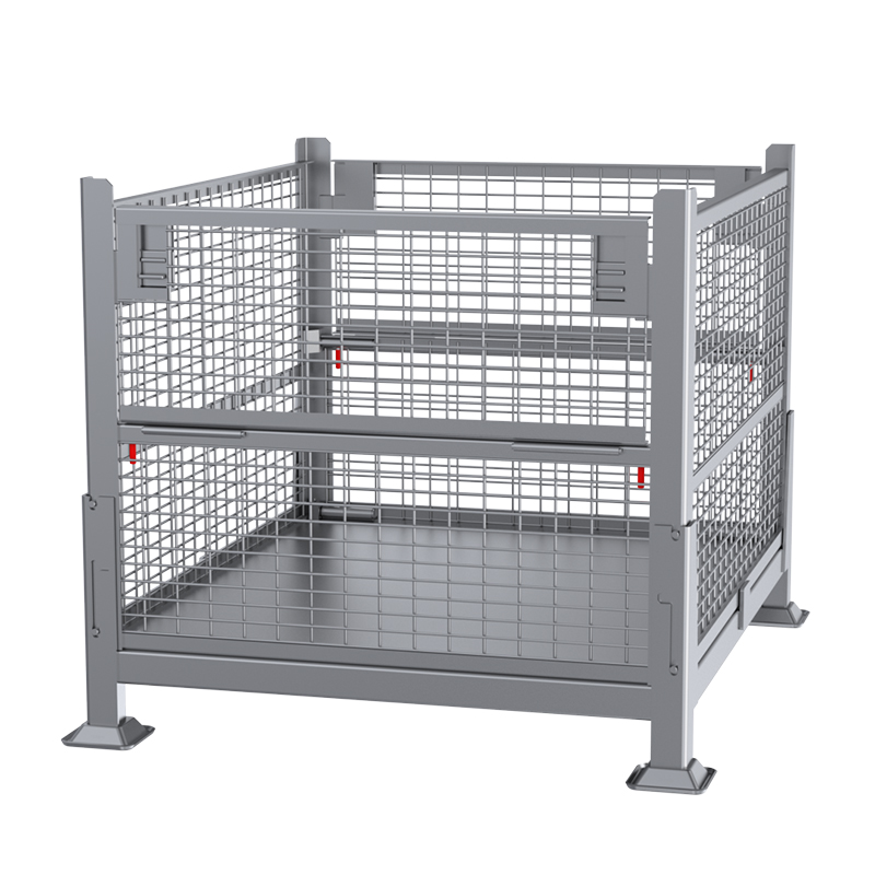 Premier Collapsible Drop Gate Wire Mesh Container