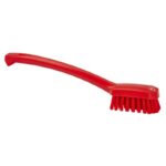 Vikan Utility Brush 10.2 Inch Medium Red Side