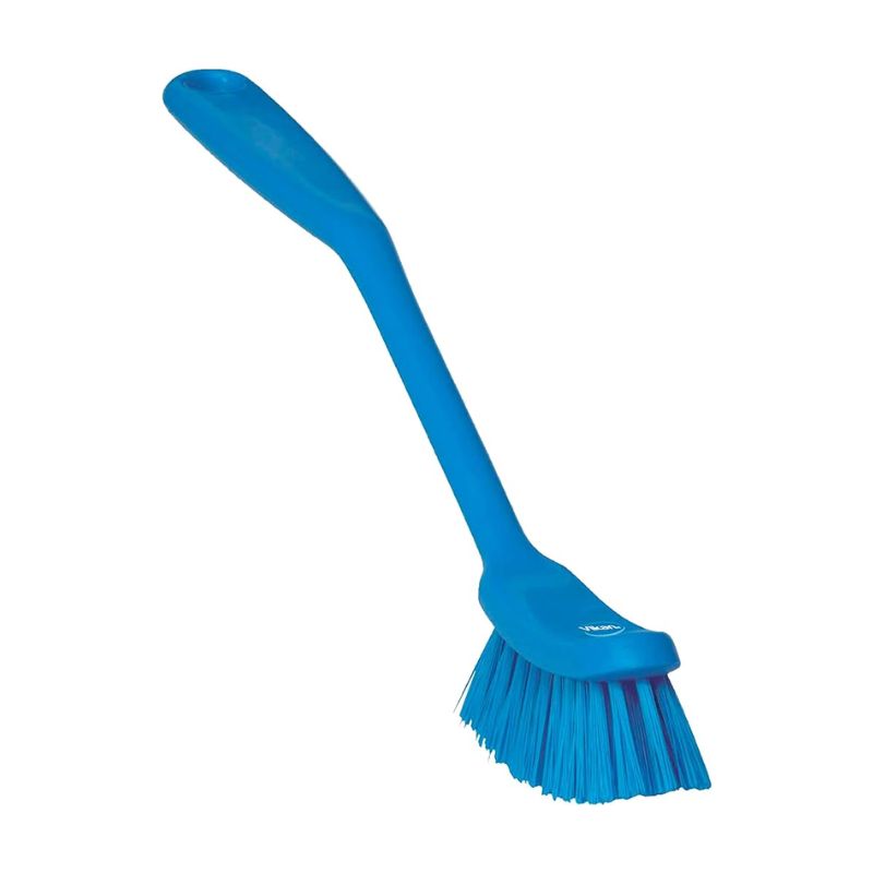 Vikan 11.4-inch Narrow Dish Brush - Blue