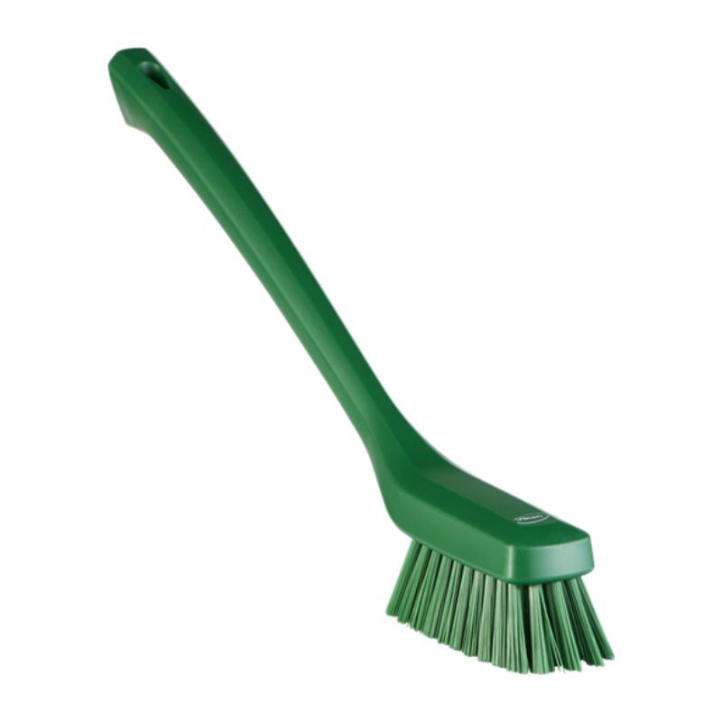 Vikan 16.5-inch Narrow Cleaning Brush with Long Handle