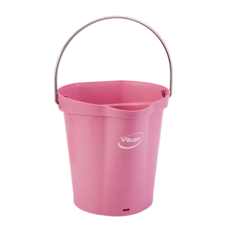Vikan Bucket 1.58 Gallons Pink