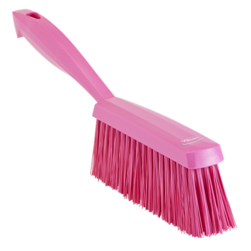 Vikan Hand Brush 13 Inch Medium Pink