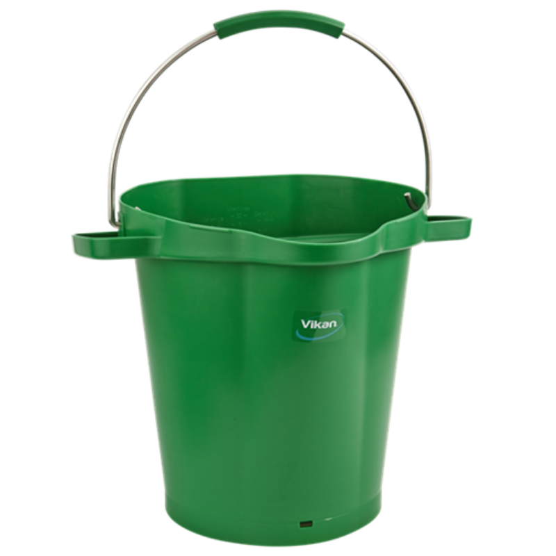 Vikan Hygiene Bucket 5.28 Gallons Green